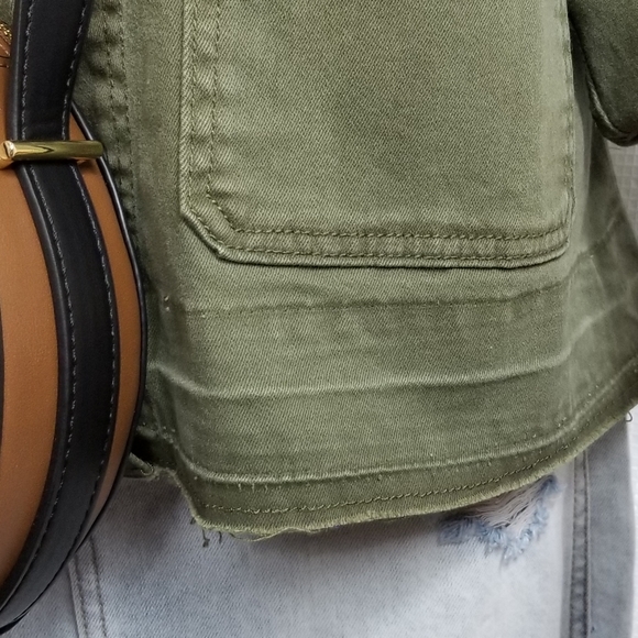 SONOMA Distressed/Deconst Twill Utility Jacket - Picture 4 of 6